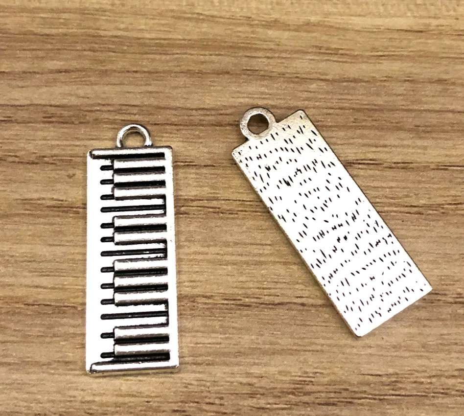 

10pcs 30*10mm Vintage slsctronic organ design pendants for handmade findings Zinc alloy metal HW3760