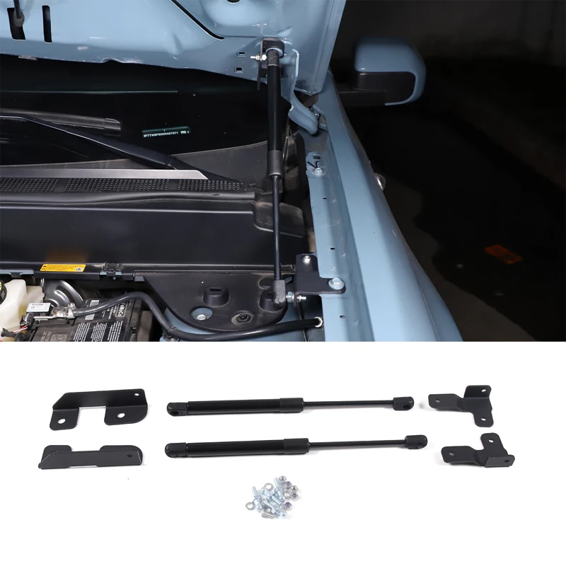 

For Ford Maverick 2022 car styling carbon steel car front hood lifting buffer hydraulic rod replacement parts