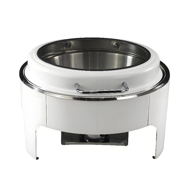 

Luxury stainless steel hotel restaurant hot pot heating equipment buffet stove