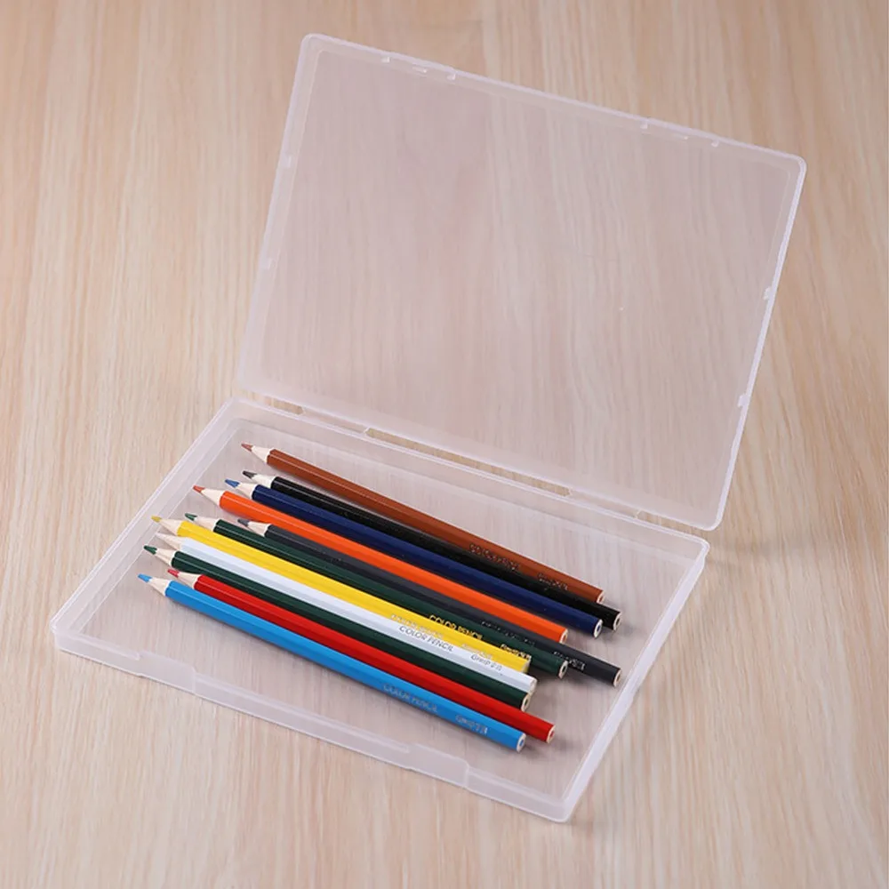 Simple Container Case Rectangular Plastic Clear Storage Box Eco-friendly Transparent Wear-resistant PP Home Storage Products