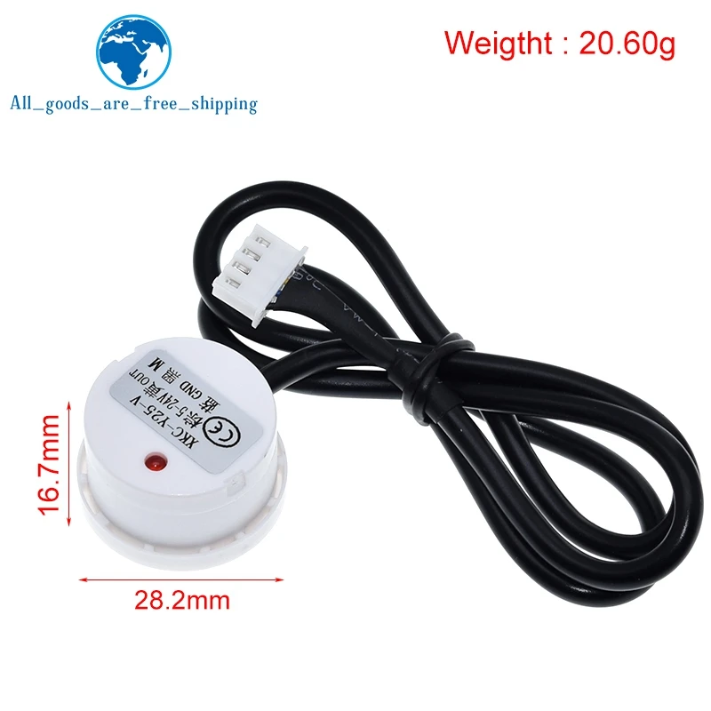 Imagem -06 - Tzt-líquido Nível Sensor Switch Detector de Água sem Contato Indução tipo Stick Durável Xkc Y25 T12v Xkc-y25-v