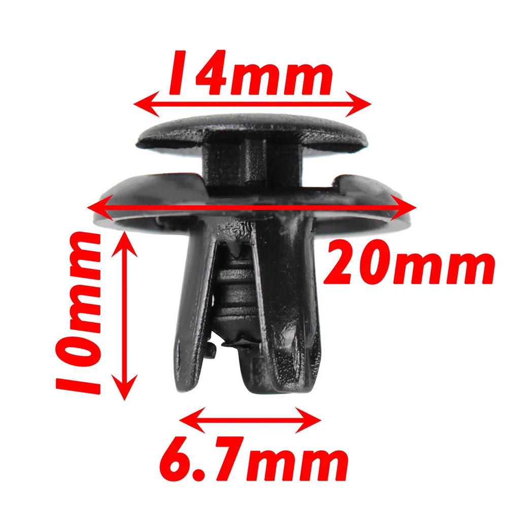 Clips de ajuste para Panel de puerta de coche Toyota, Clips de parachoques #09409-07332, 9S9AK-07332, Toyota, Yaris, Corolla, Camry, 30 piezas