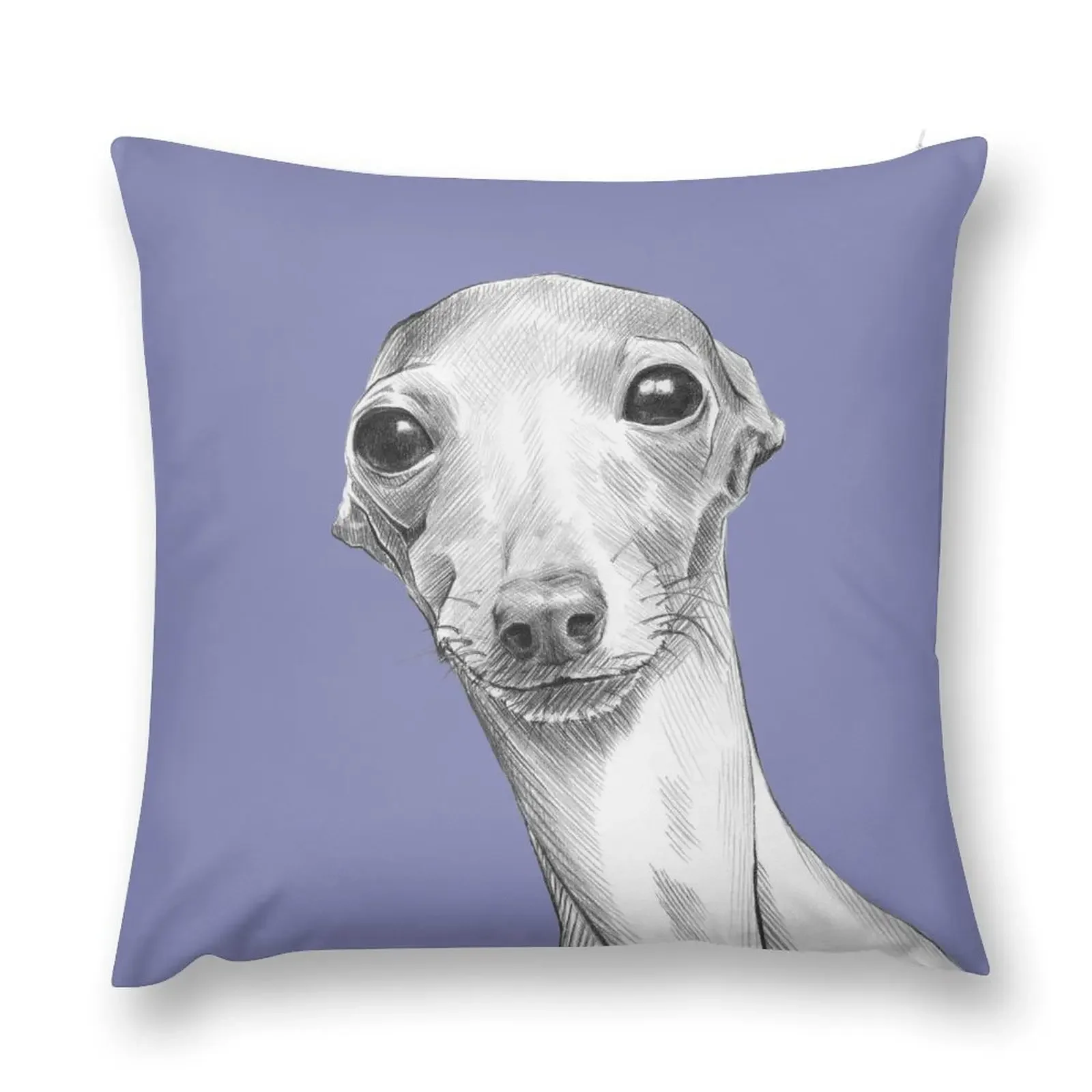 

Italian Greyhound Dog Portrait Cute Funny Sketch Art Throw Pillow Cushion Cover bed pillows Cushion Cover For Sofa pillow