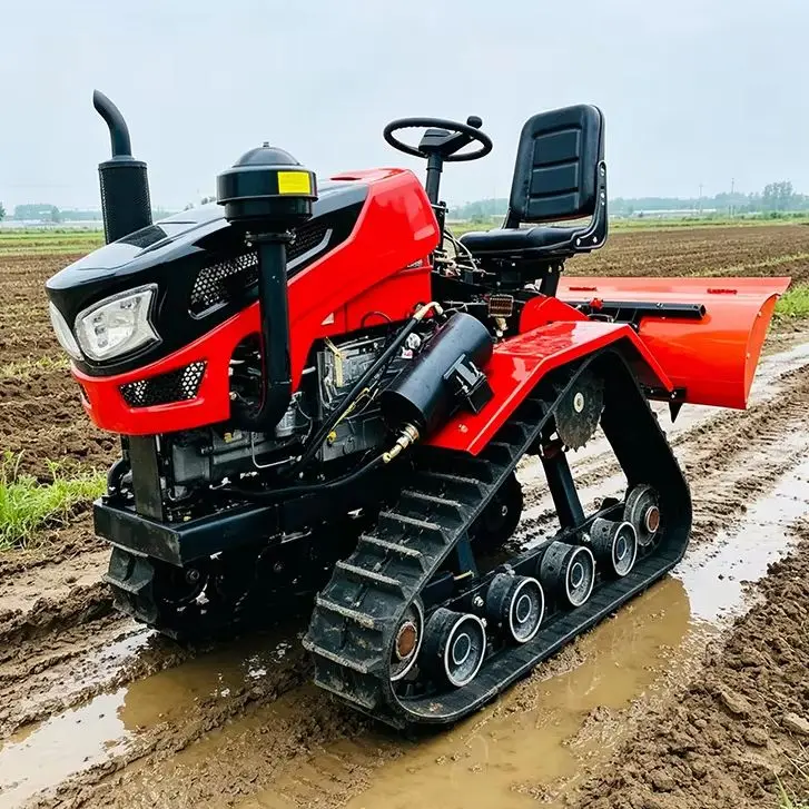 

Customized 35HP Crawler Rotary Tiller, Multi-functional Plowing Machine, Tractor-Matched Tillage Machinery