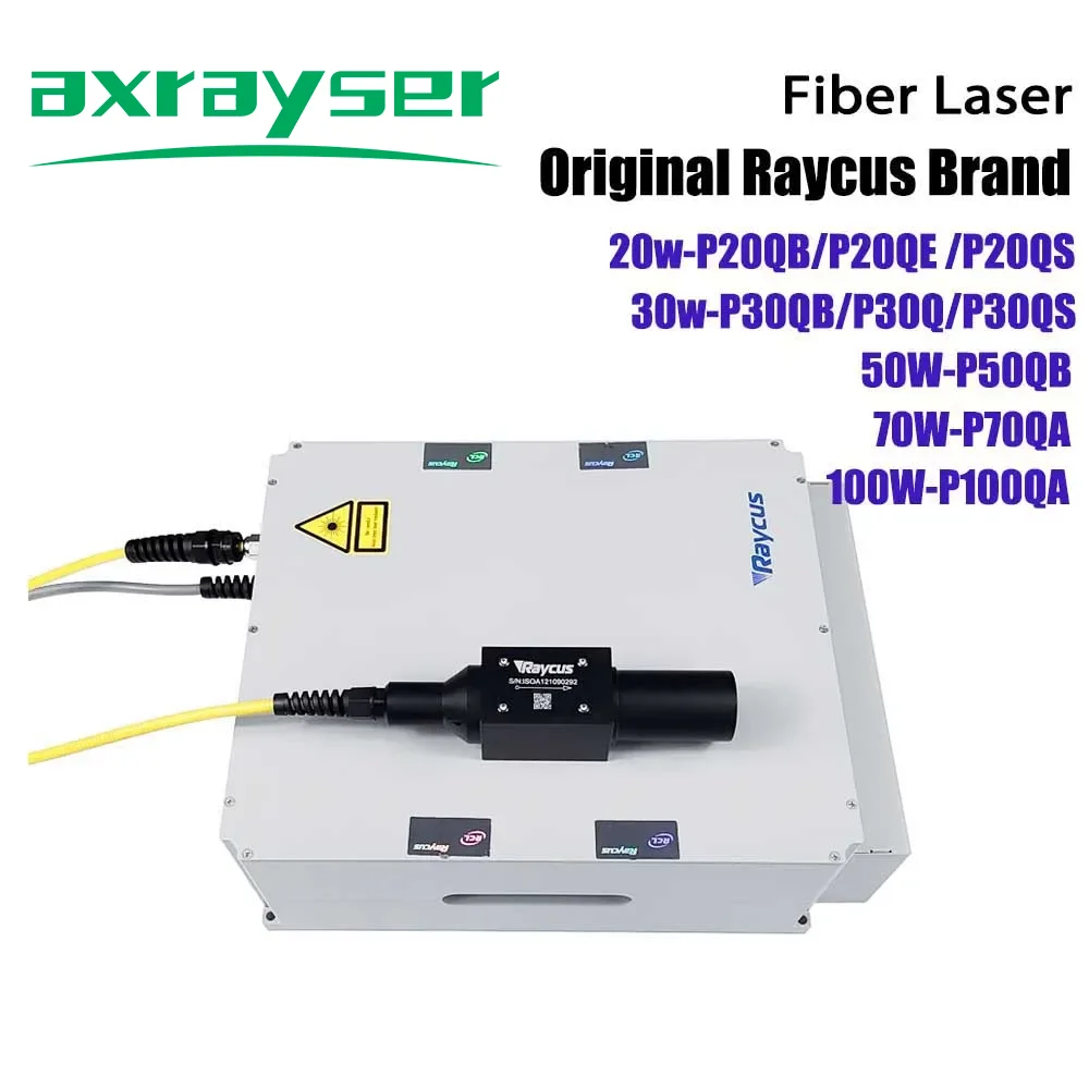 Raycus Pulse Fiber Laser Source 20W 30W 50W 70W 100W 1064nm QB QE QS for Metal Engraving Marking Machine