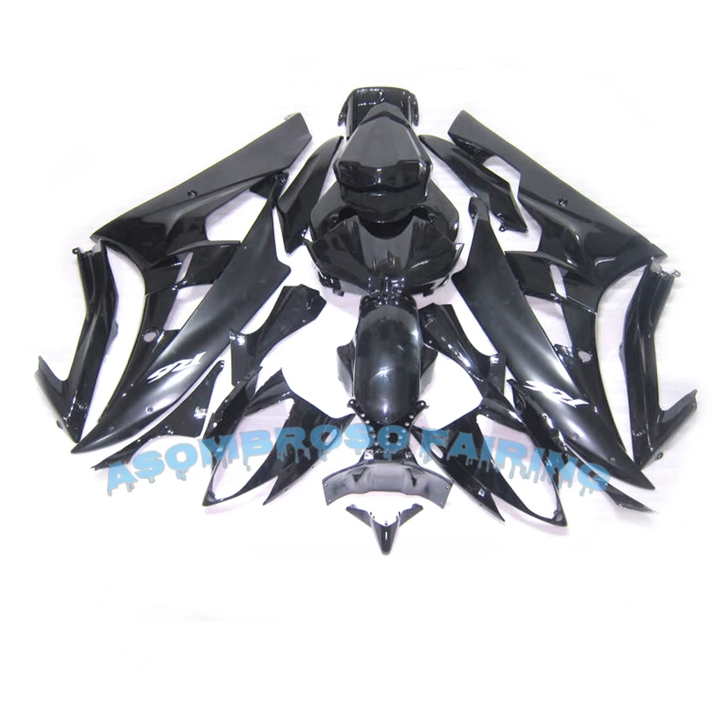 New ABS Whole Motorcycle Fairings Kits For Yamaha YZF-R6 YZF 600 R6 2006 2007 Injection Bodywork black