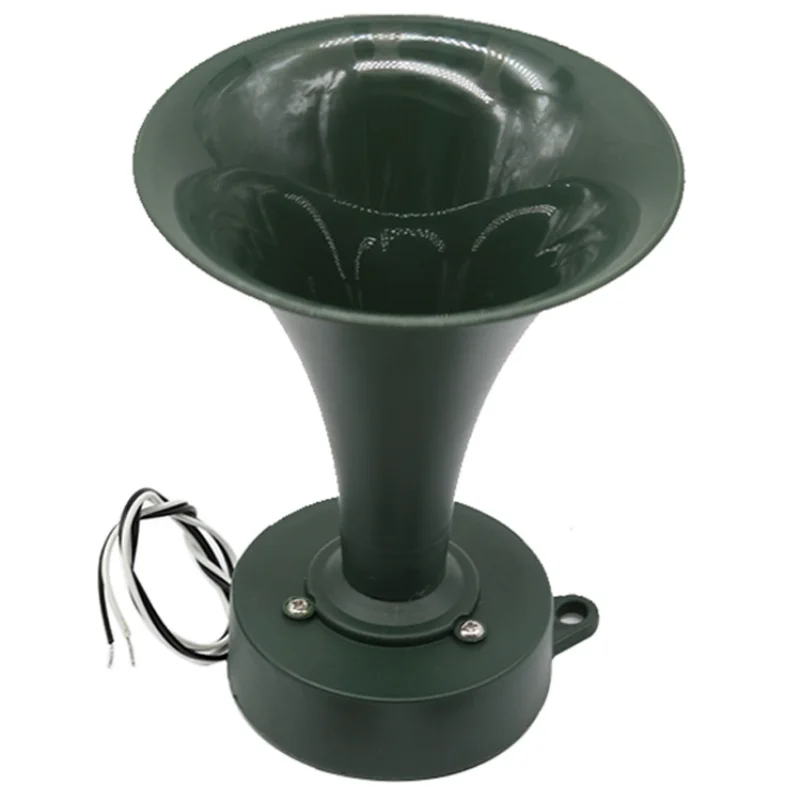 12v35w high-power military green bird sound night machine horn tweeter outdoor remote waterproof speaker for sound transmission
