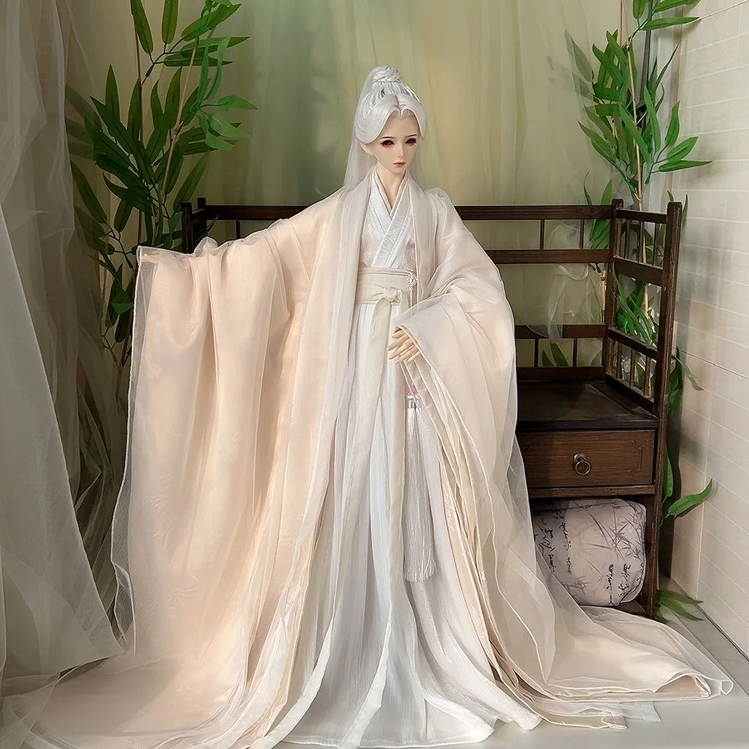 Customized Doll Clothes Ancient Style Dress BJD Accessories, 1/4 Doll Clothes Uncle 75cm Doll Dress Free Shipping