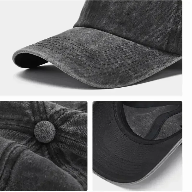 الرجال النساء قبعات ترد لمكانها خمر الهيب هوب قبعات بلون أبي قبعة العظام Casquette في الهواء الطلق قبعة بيسبول رياضية عادية غسلها القطن