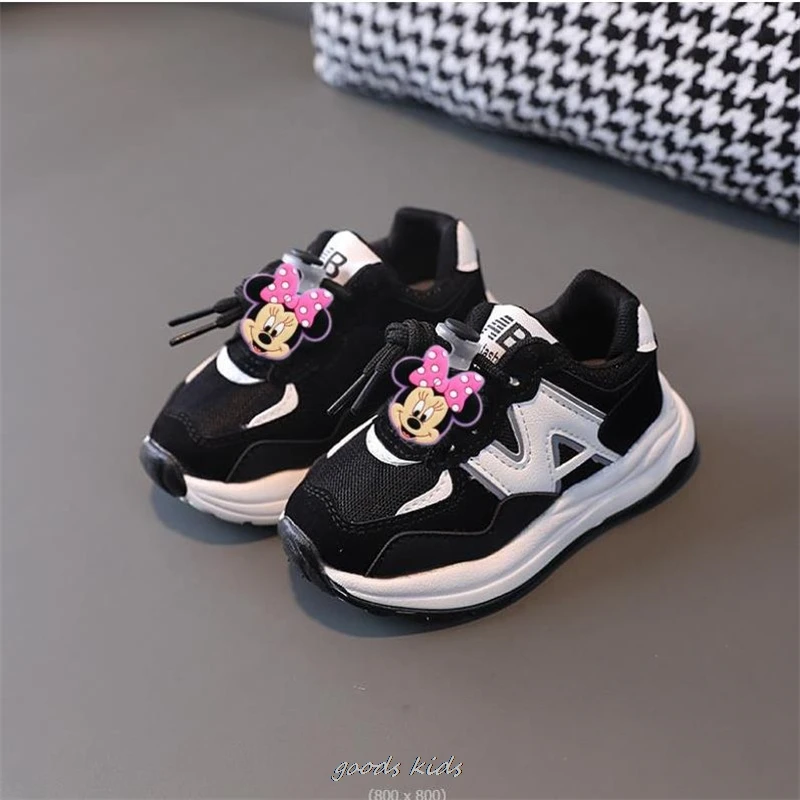 Hot Mickey Minnie Sneakers Baby Shoes Soft Sole Children\'s Shoe for Girl Walking Shoes Boys Board Shoes Girls Shoes Kid Shoes