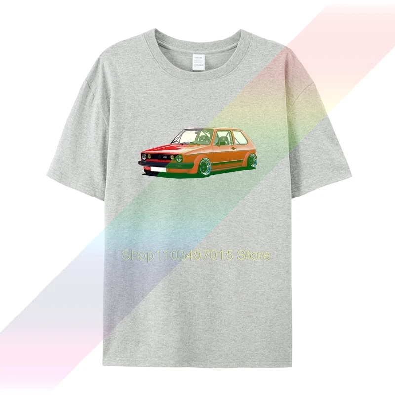 T-Shirt White Round Neck Germany Classic Legend Car Golf Gti Red Mk1 2019 New Brand Sales Cotton Short Sleeve Military T Shirts