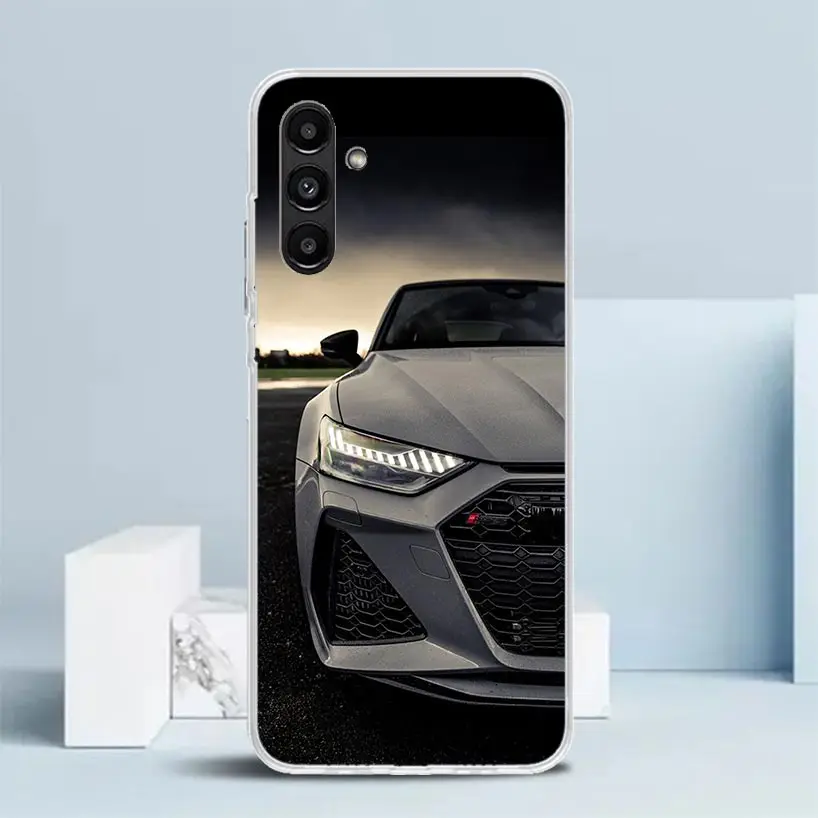 Super Car For A-Audis R-S Sport Phone Case For Samsung Galaxy A15 A14 A13 A12 A55 A54 A53 A52 A35 A34 A33 A32 A25 A24 A23 A22 A0