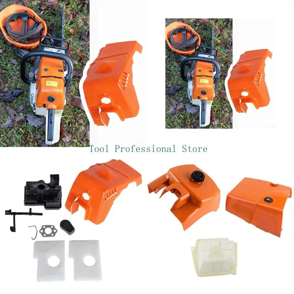 57QF Professional Chainsaw Maintenance Kit With Air Filter And Shock Reduction For 017 018 MS170 MS180 Model