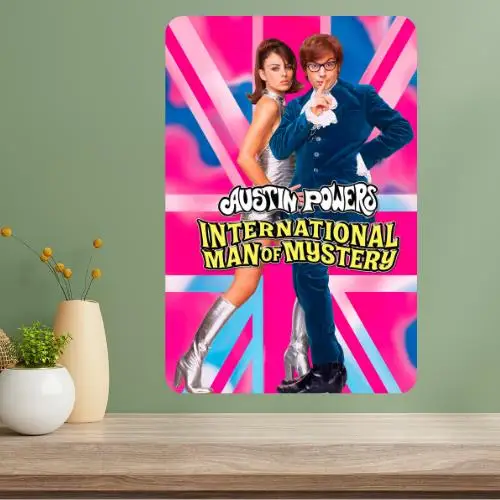 Austin Powers Classic Movie Metal Poster Sign