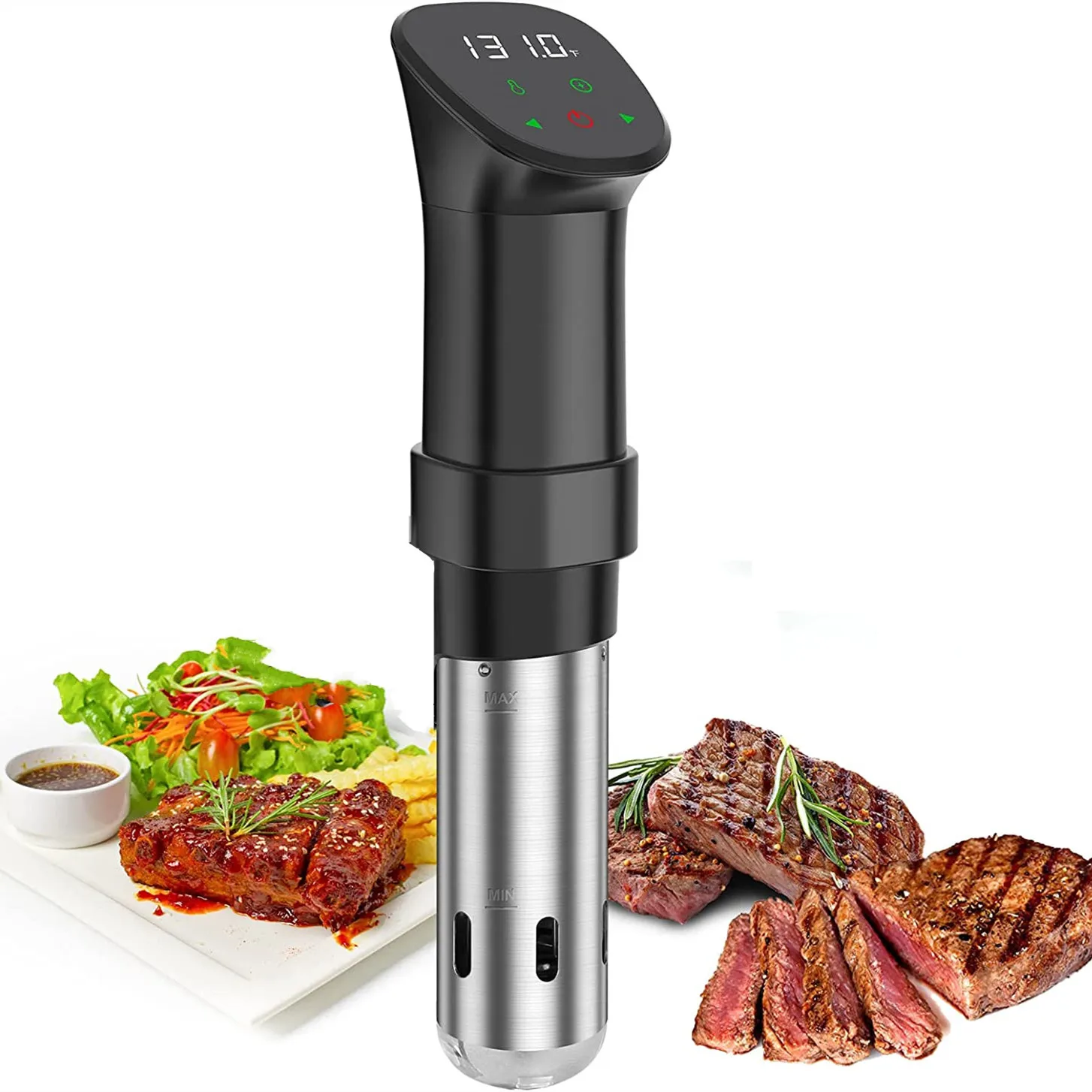 Vacuum Sous Vide Cooker Home Appliance Thermal Immersion Circulator Timer Kitchen Machine Sous Vidе with Digital LCD Display