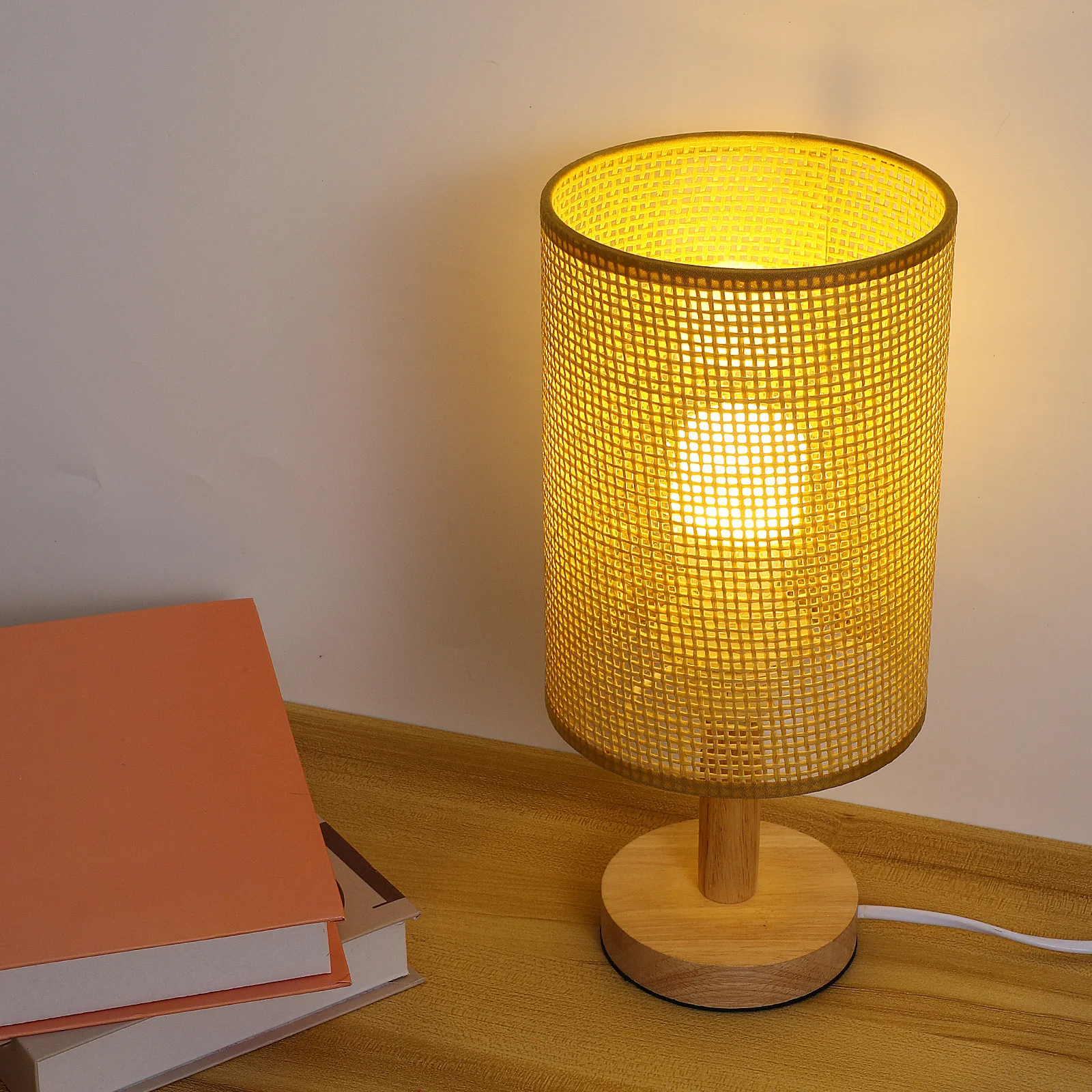 

Rattan Lamp Shades for Table Lamps Woven Bamboo Light Cover Nordic Style E27 Pendant Ceiling Chandelier Home Hotel Decor