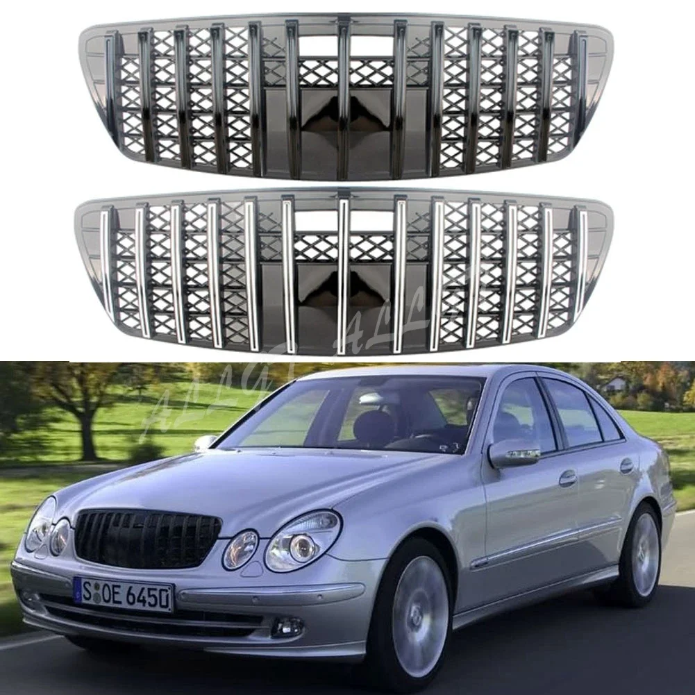 

Car Front Grill GTR Racing Facelift Grilles Bumper For Mercedes-Benz E-Class W211 E200 E240 E320 2003 2004 2005 2006