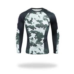 Men Sport T-shirt Quick Dry Bodybuilding Running Shirt Long Sleeve Compression Top Gym T Shirt Men Fitness Tight Long shirt