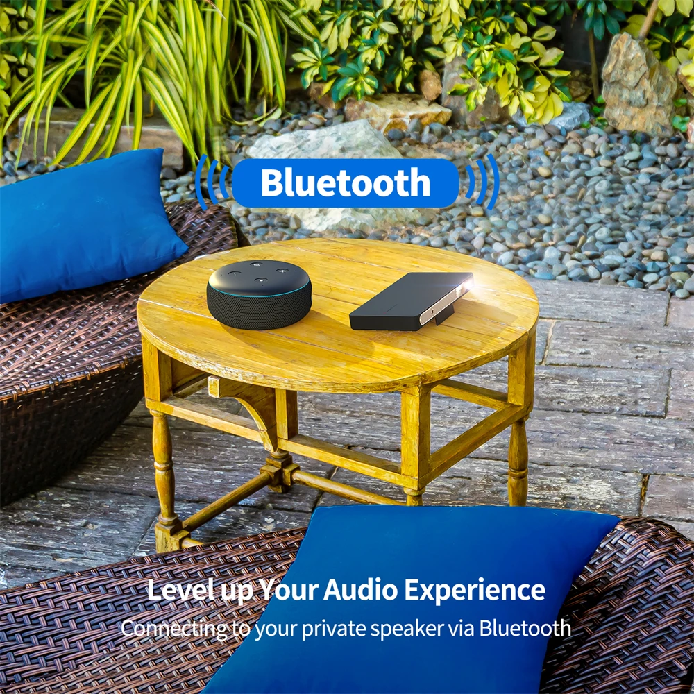 Лазерный проектор WEMAX Go Advanced Smart ALPD 1080P 4K, портативный мини-проектор 600 ANSI Smart OS WiFi BT со встроенным аккумулятором