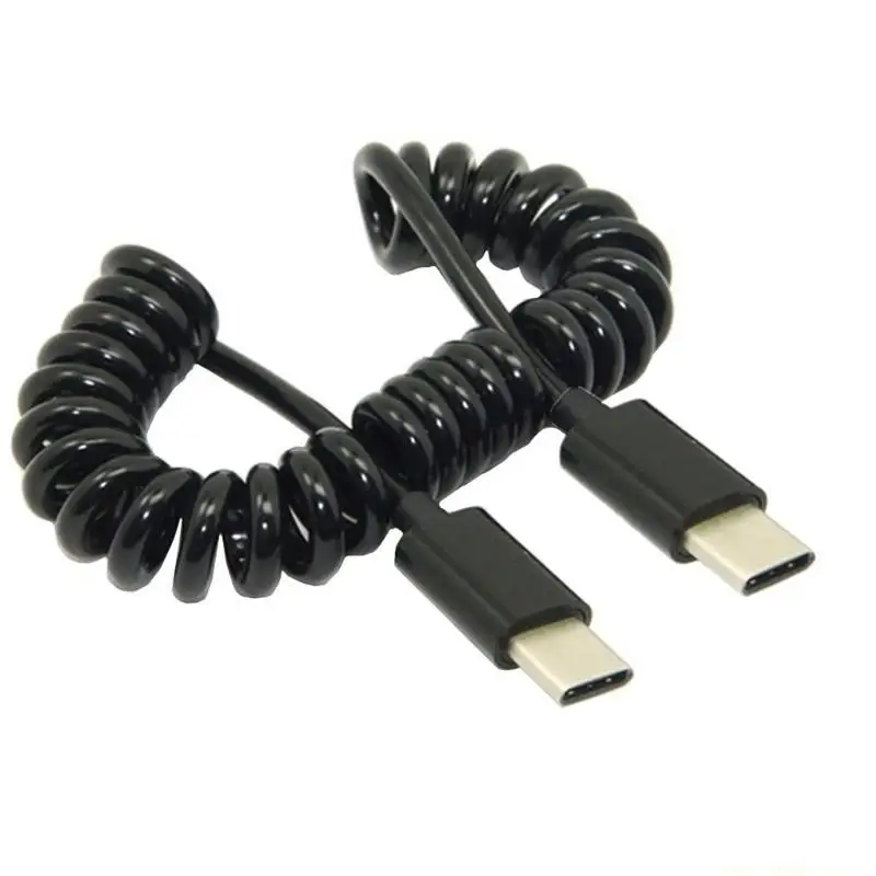 F62C Flexible and Durable TYPE C to TYPE C Charging Cable Efficient Data Delivery