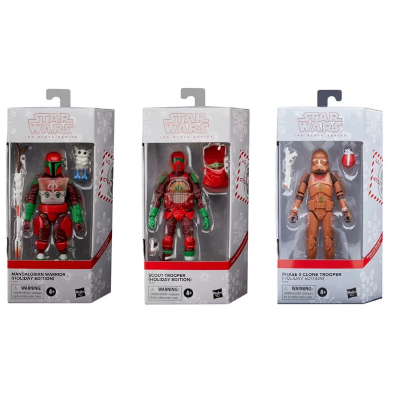

Star Wars The Black Series 6-Inch Scout Trooper And Grogu In Holiday Themed Multicolored Garage Kit Action Figure Toy