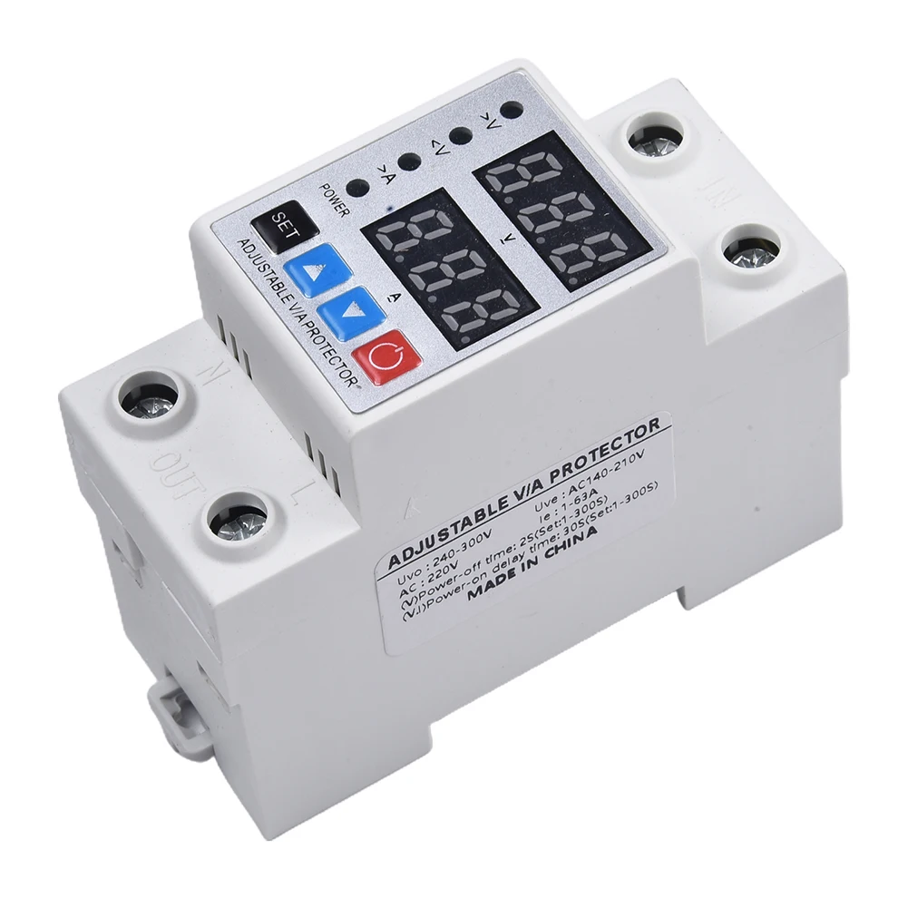 Dual Display Automatic Recovery Protector device designed specifically for Single Phase Electrical Systems at AC 230V