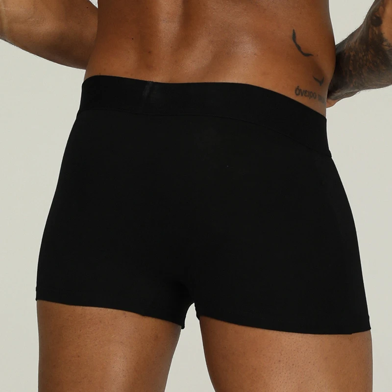 ORLVS Brand men underwear boxer cotton mens underpants comfortable underwear male panties breathable U Pouch men shorts for gay