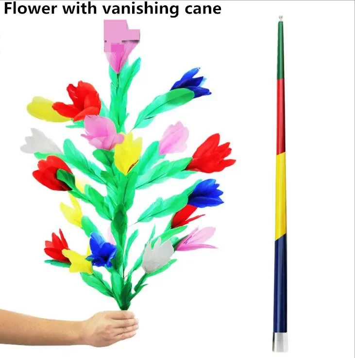 

Vanishing Cane To Flower ( 21 flowers ) Magic Tricks Metal Vanishing Cane Stage Flower Comedy Magic Prop Classic Magic Illsuion