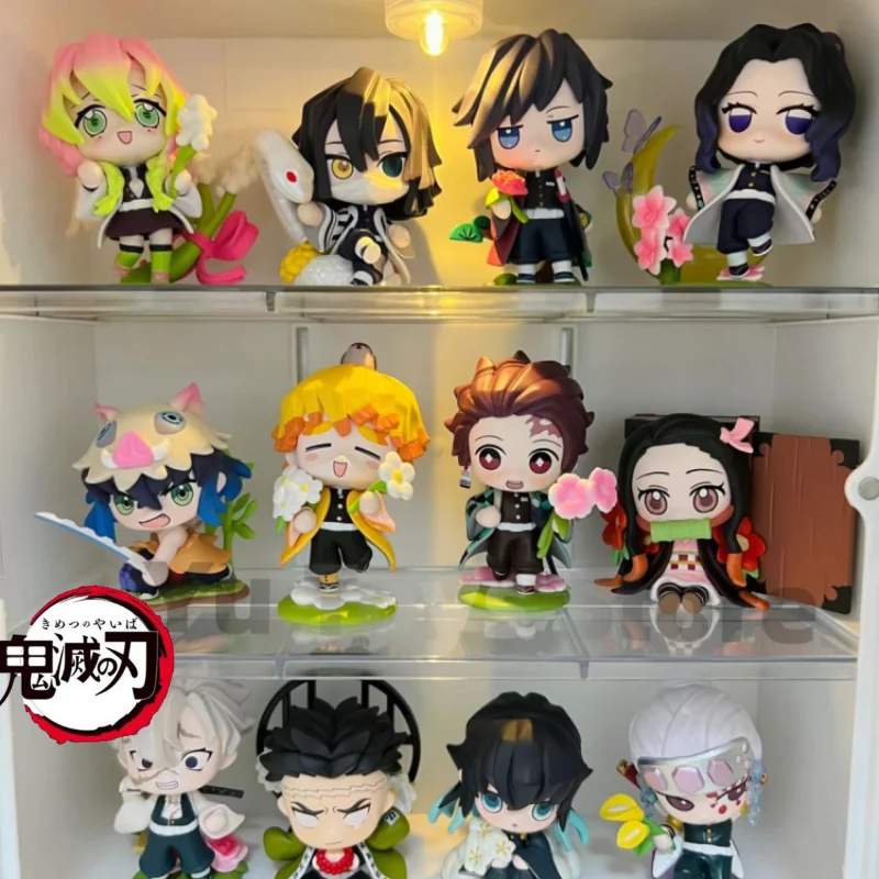 

New Demon Slayer Box Birth Flower Series Anime Figure Caja Ciega Box Mini Decor Model Dolls Guess Bag Adult Kids Christmas Gift