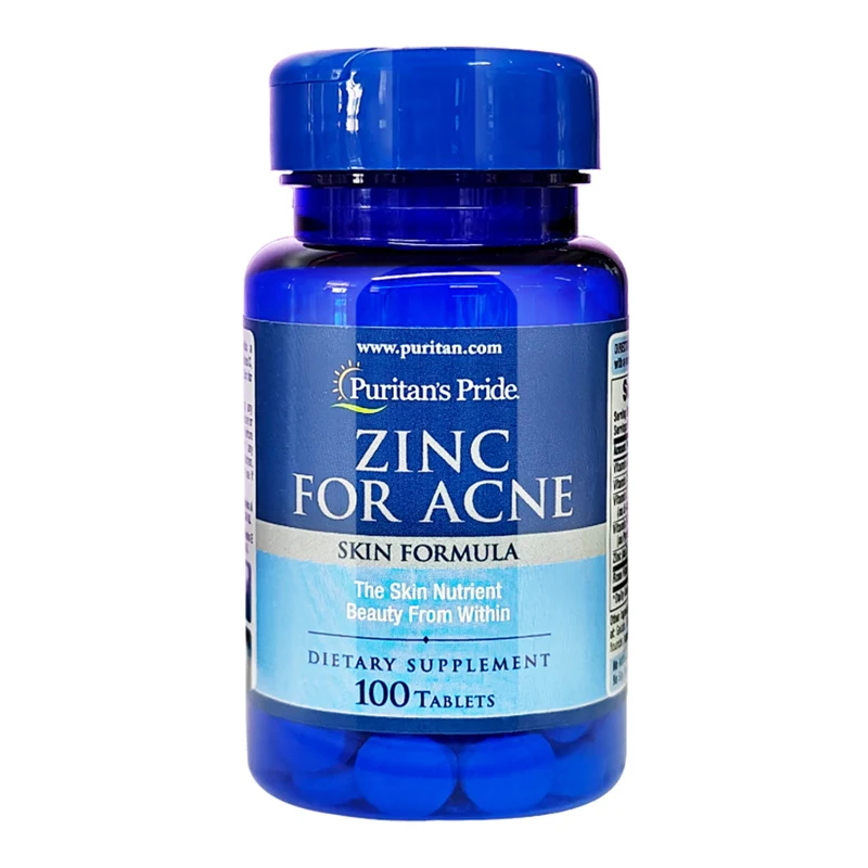 

ZINC FOR ACNE Skin Formula 100 Tablets