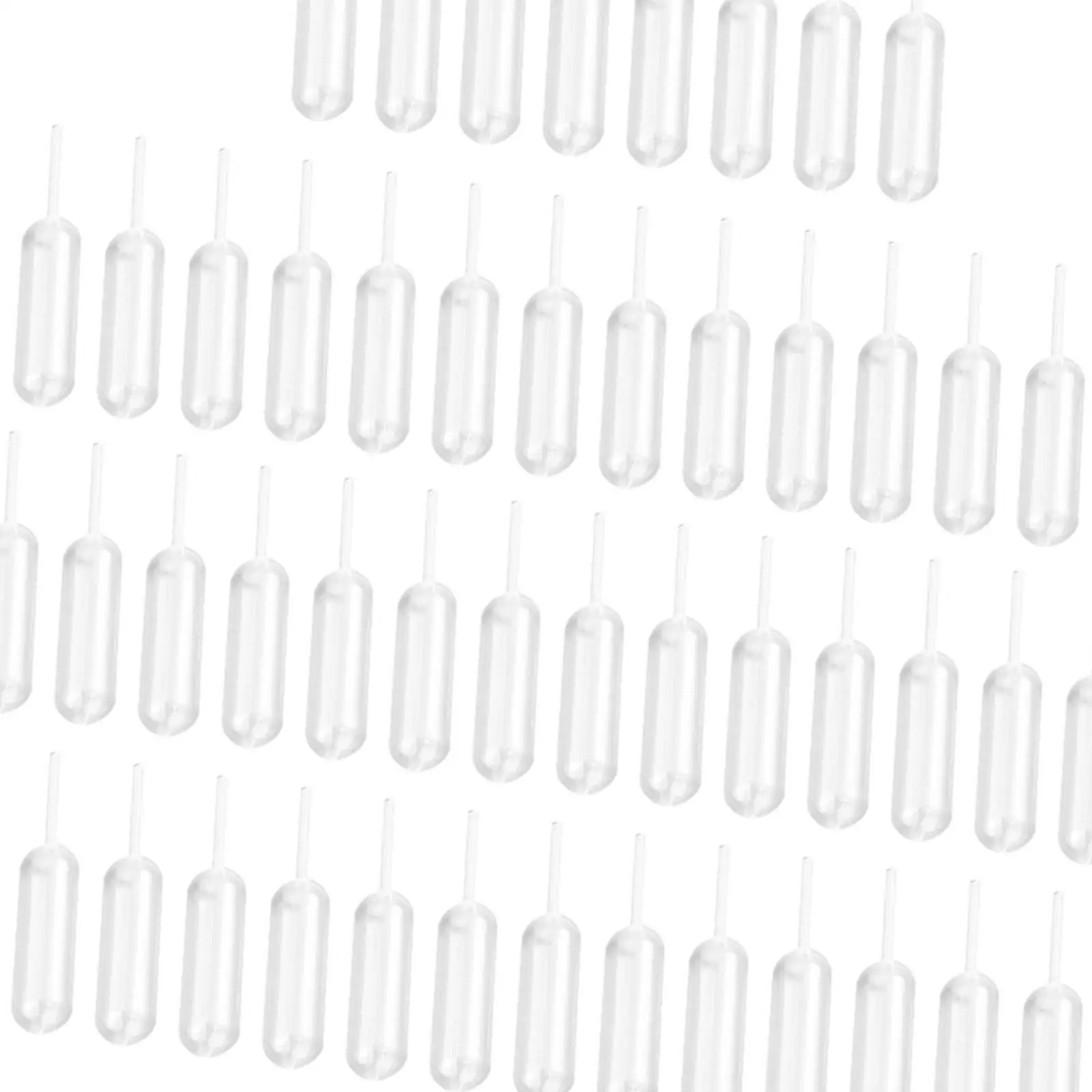 50 Stuks Wegwerp Pipetten Doorzichtige Overdracht Pipetten 4Ml Mini Squeeze Druppelaar Voor Ijs Dessert Chocolade Jam Verjaardagsfeestje