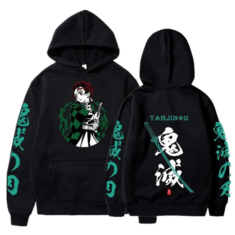 Trendiger Bestseller Demon Slayer Tanjiro Kamado Kapuzenpullover Sweatshirt Cosplay-Kostüm