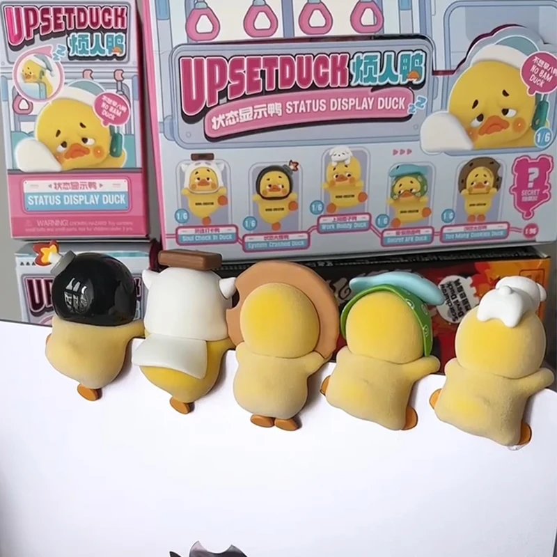 Upsetduck Status Display Duck Series Blind Box Upsetduck Hippers Action Figure Mystery Box Duck Anime Figurine Mystery Box Toys view 4
