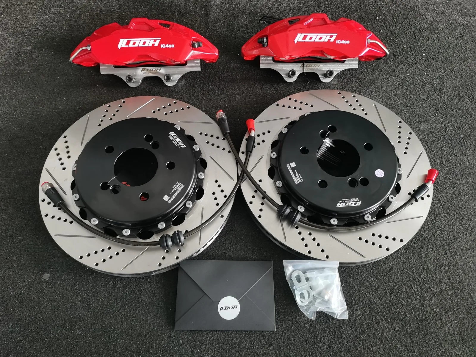 

High Quality IC4S3 Steel Disc Rear 380X28 4-piston brake caliper kit fits for BMW X4 M (F98) 2019+