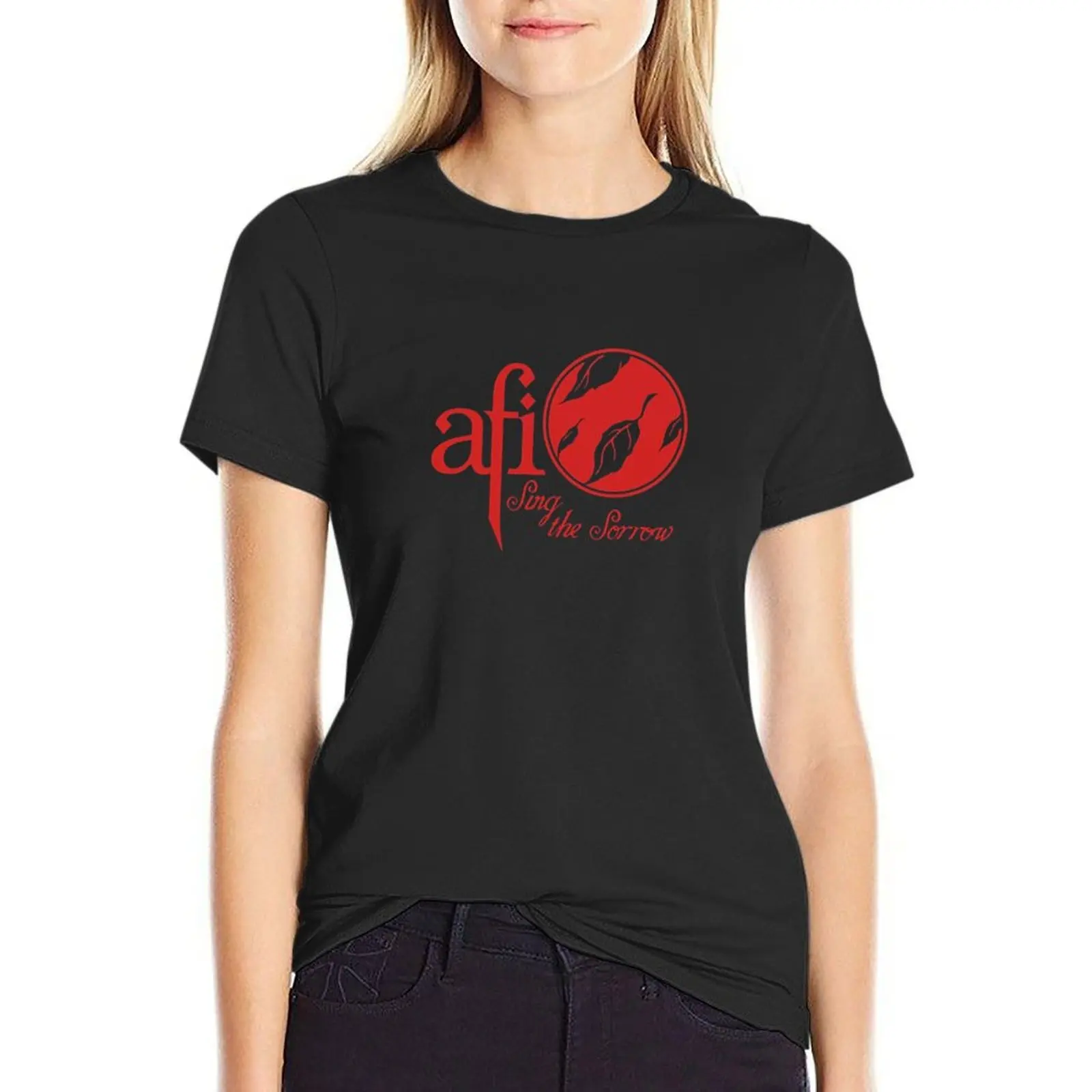 the sing the sorrow bodies of AFi band summer show T-Shirt customizeds heavyweights tees workout shirts for Women