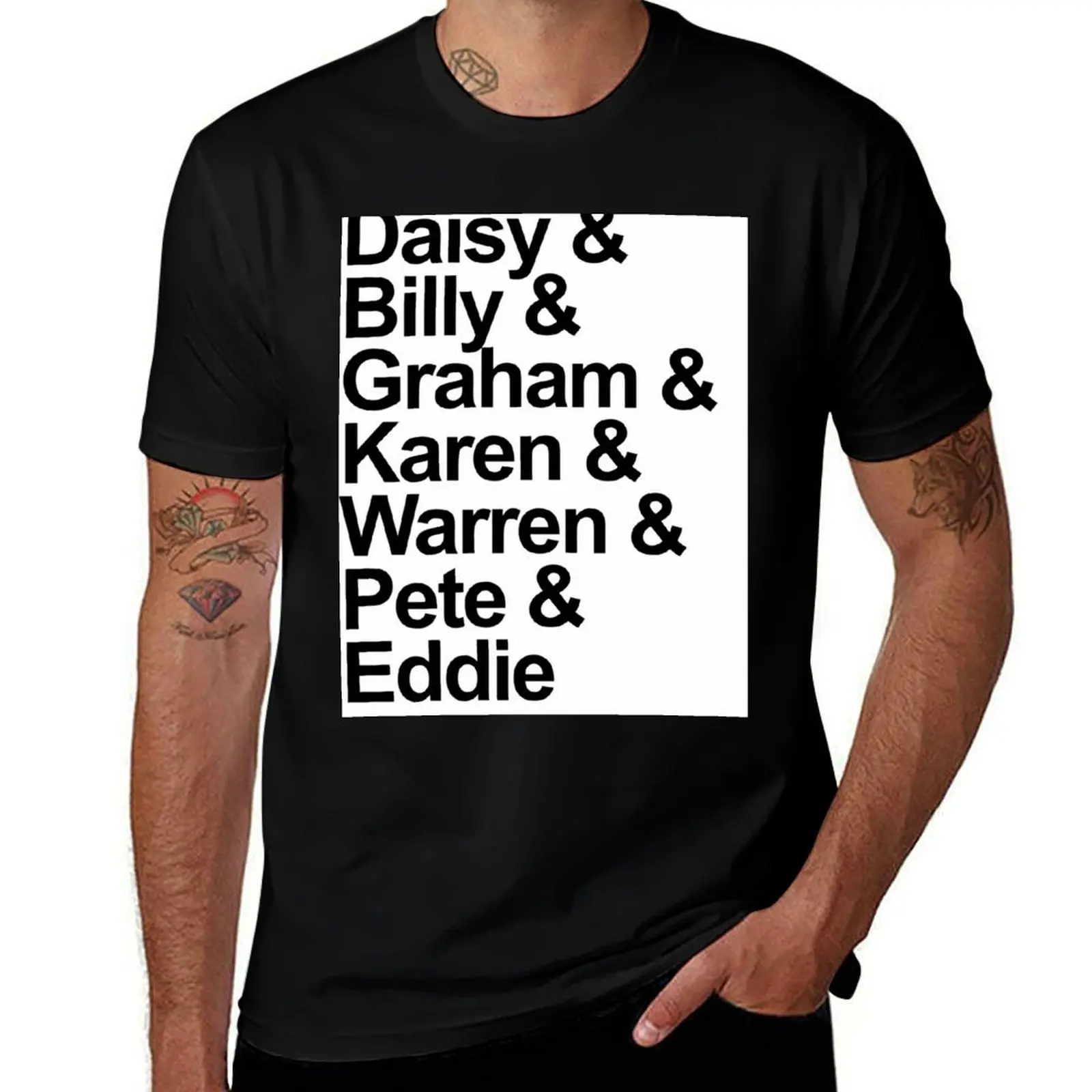 Daisy Jones and The Six T-Shirt Big and Tall Casual T-Shirt