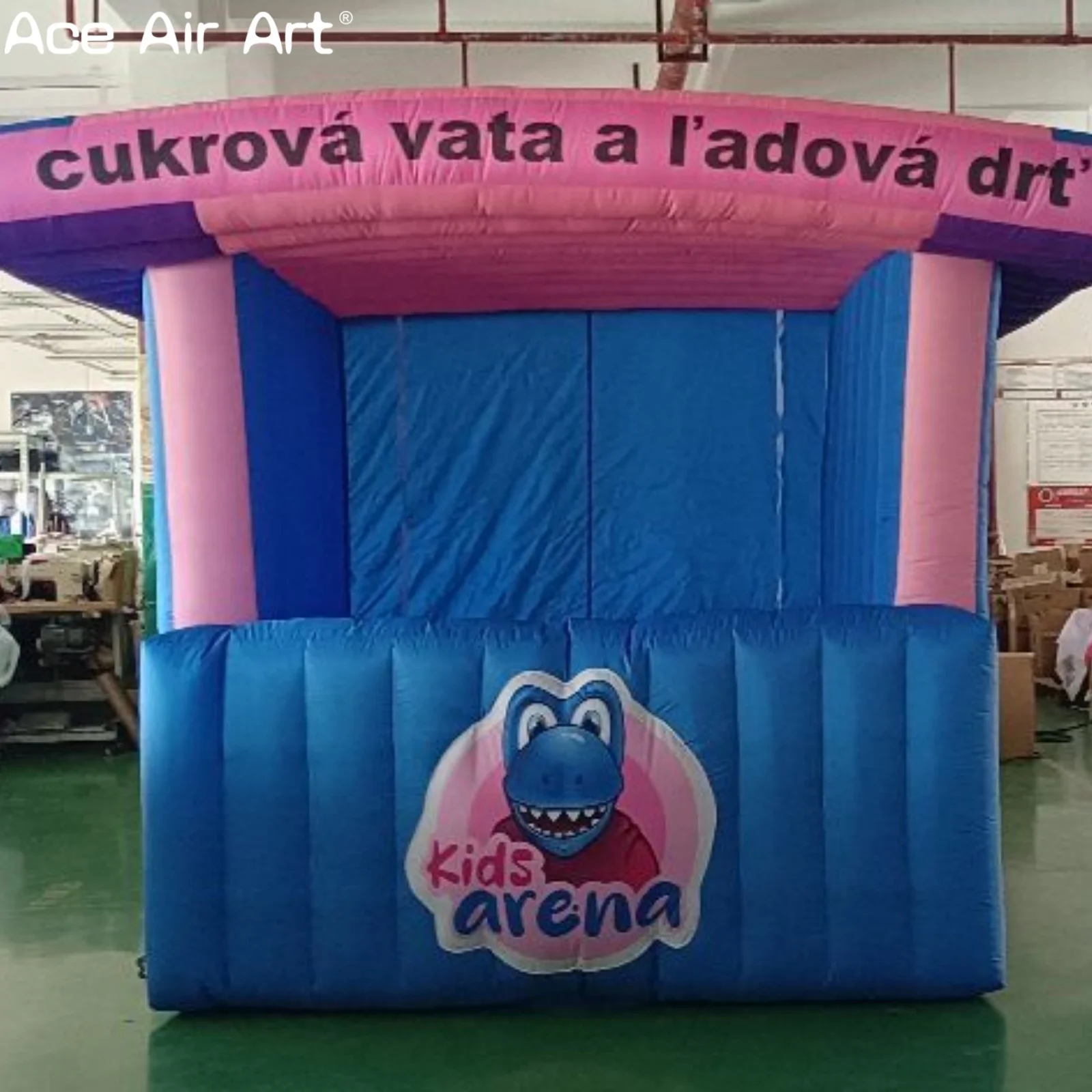 Custom Inflatable Advertising Booth Tent | Pop-Up Candy Stand Style Promotion Kiosk for Outdoor Events & Brand Marketing