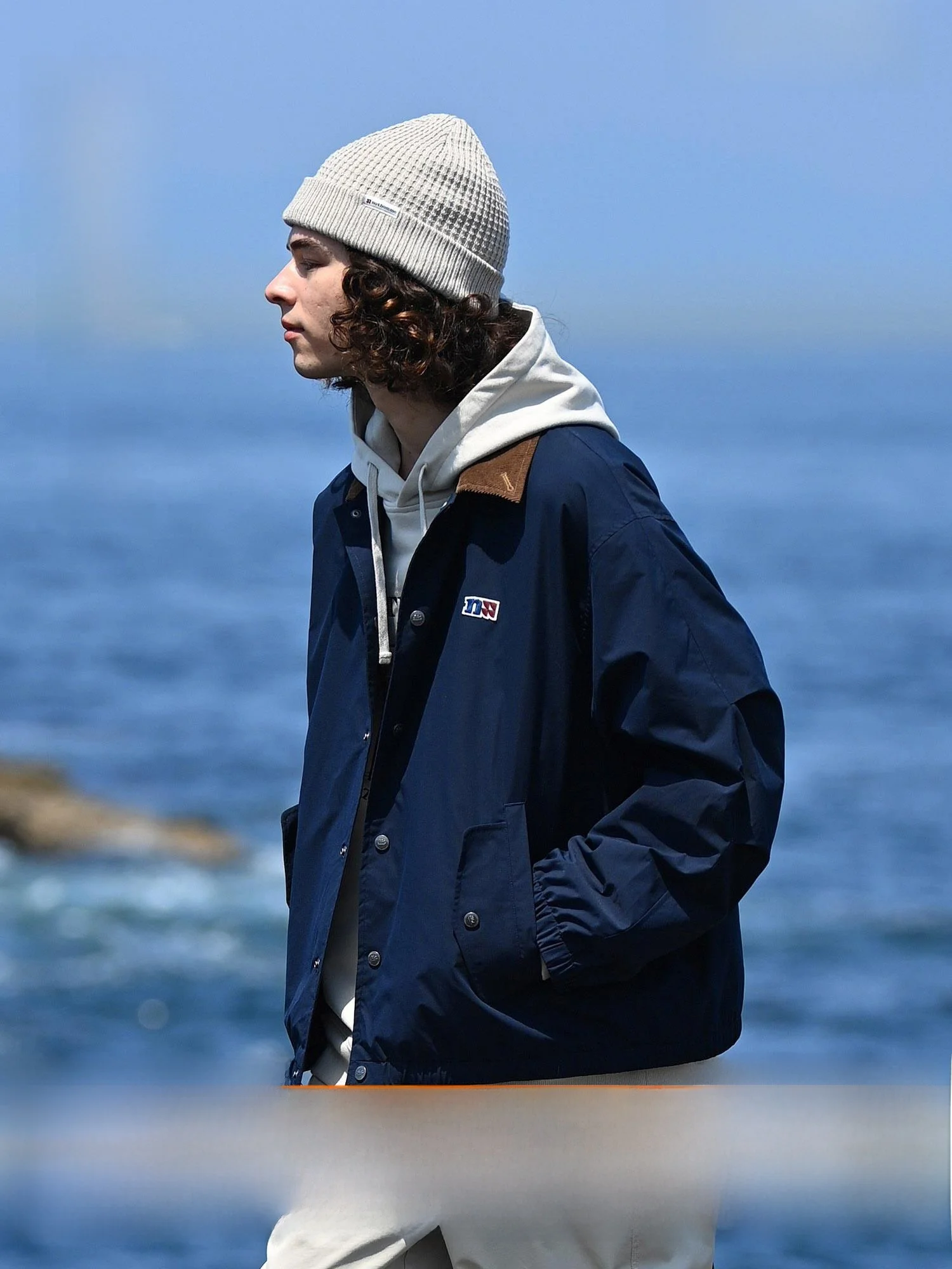 

Notomme Men's Outdoor Vintage Corduroy Loose Hunting Jacket Jacket Polyester Fiber Long Sleeve Flip Collar Regular Length