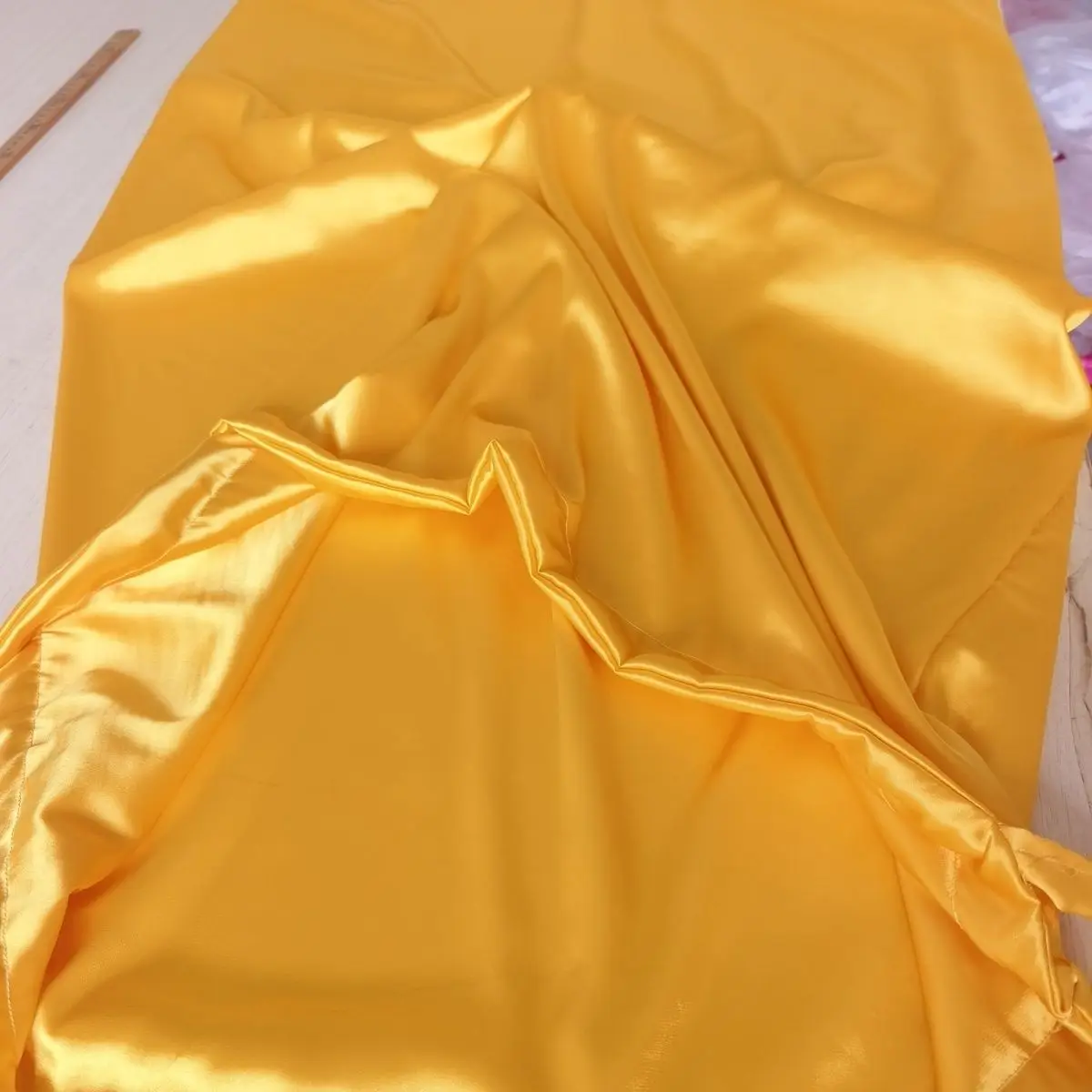 Handmake Golden Color Silky Touch Handmake Soft Sleep Sleeping Bags Blanket