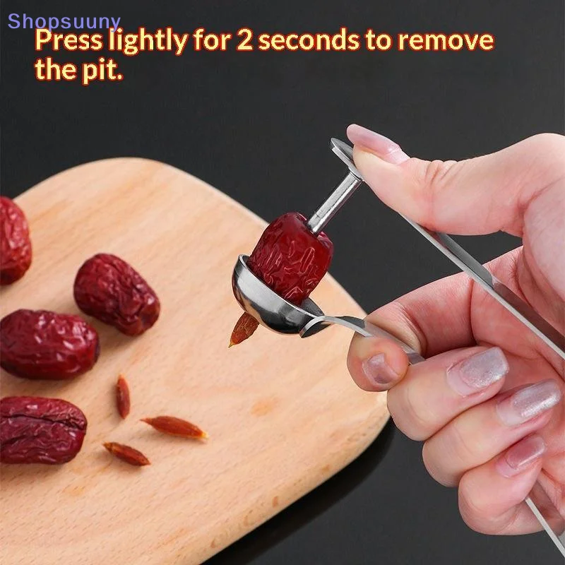 [SU]Stainless Steel Red Date Pitter Tool–Seed Corer Kitchen Gadget[SU]