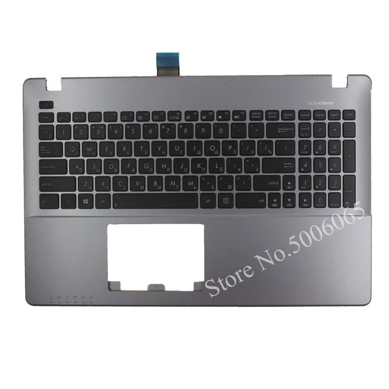 Imagem -04 - New Russo Teclado do Portátil para Asus X550 K550v X550c X550vc X550j X550v A550l Y581c F550 R510l ru Palmrest Tampa Superior