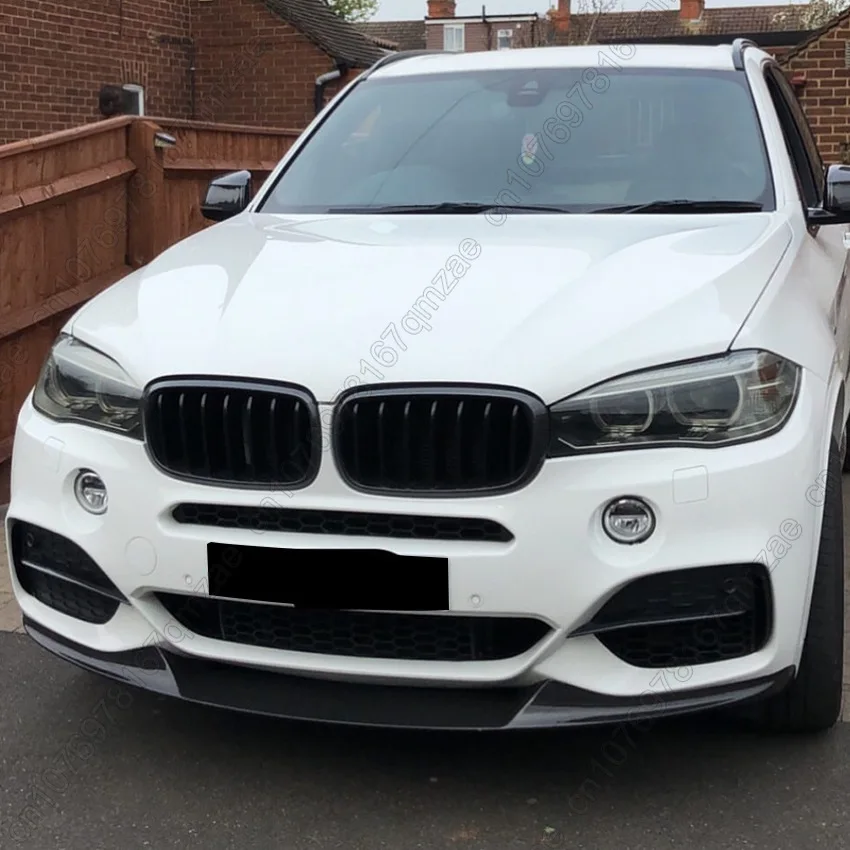 

For BMW X5 F15 M-Sport 25d 35i 35d 40e M50i M50d 2014-2018 Front Bumper Lip Chin Canard Spoiler Covers Front Lip Splitter Kit