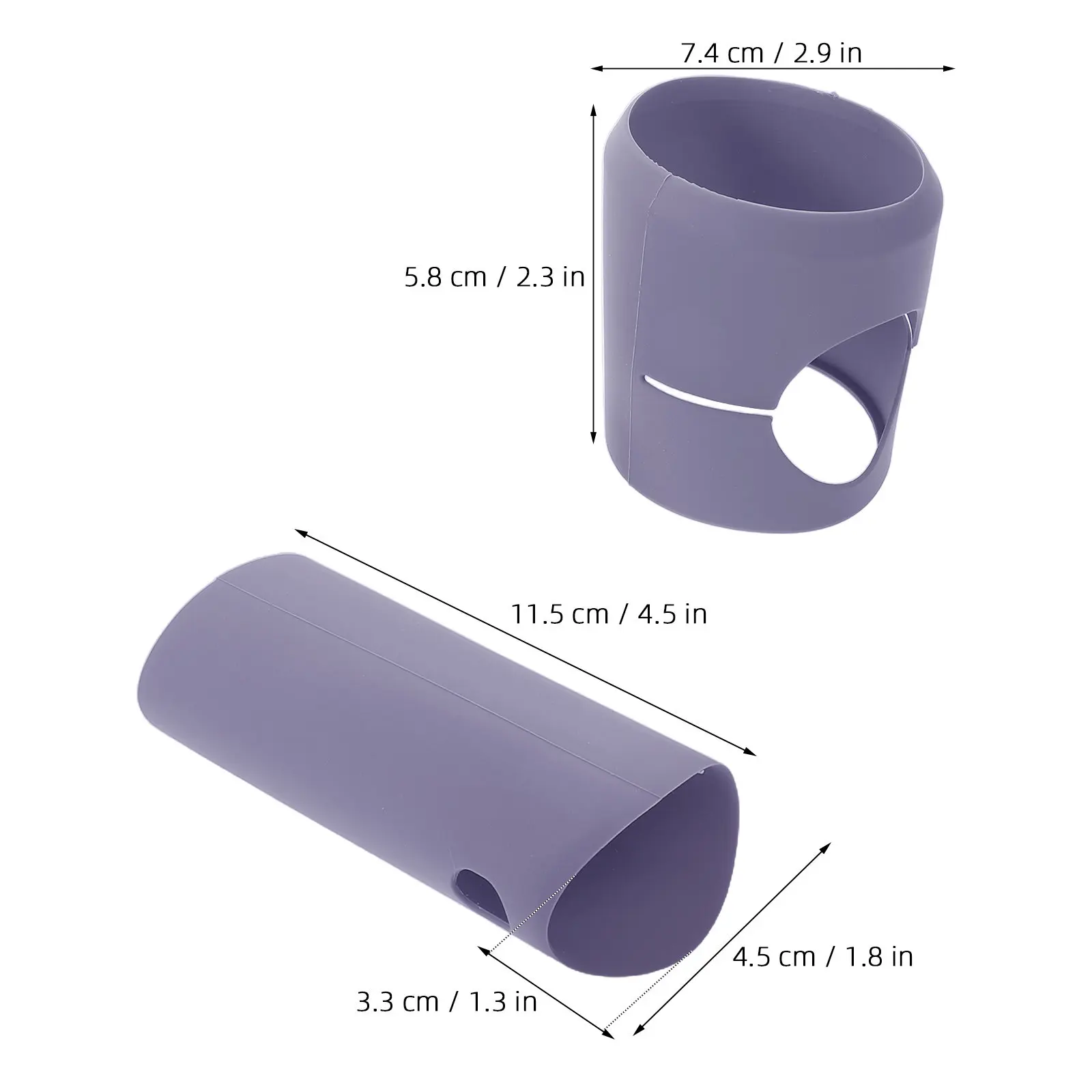 Hair Dryer Silicone Cover for Hd19 Purple Shockproof Protective Shell Anti Scratch Non Slip Handle Cover