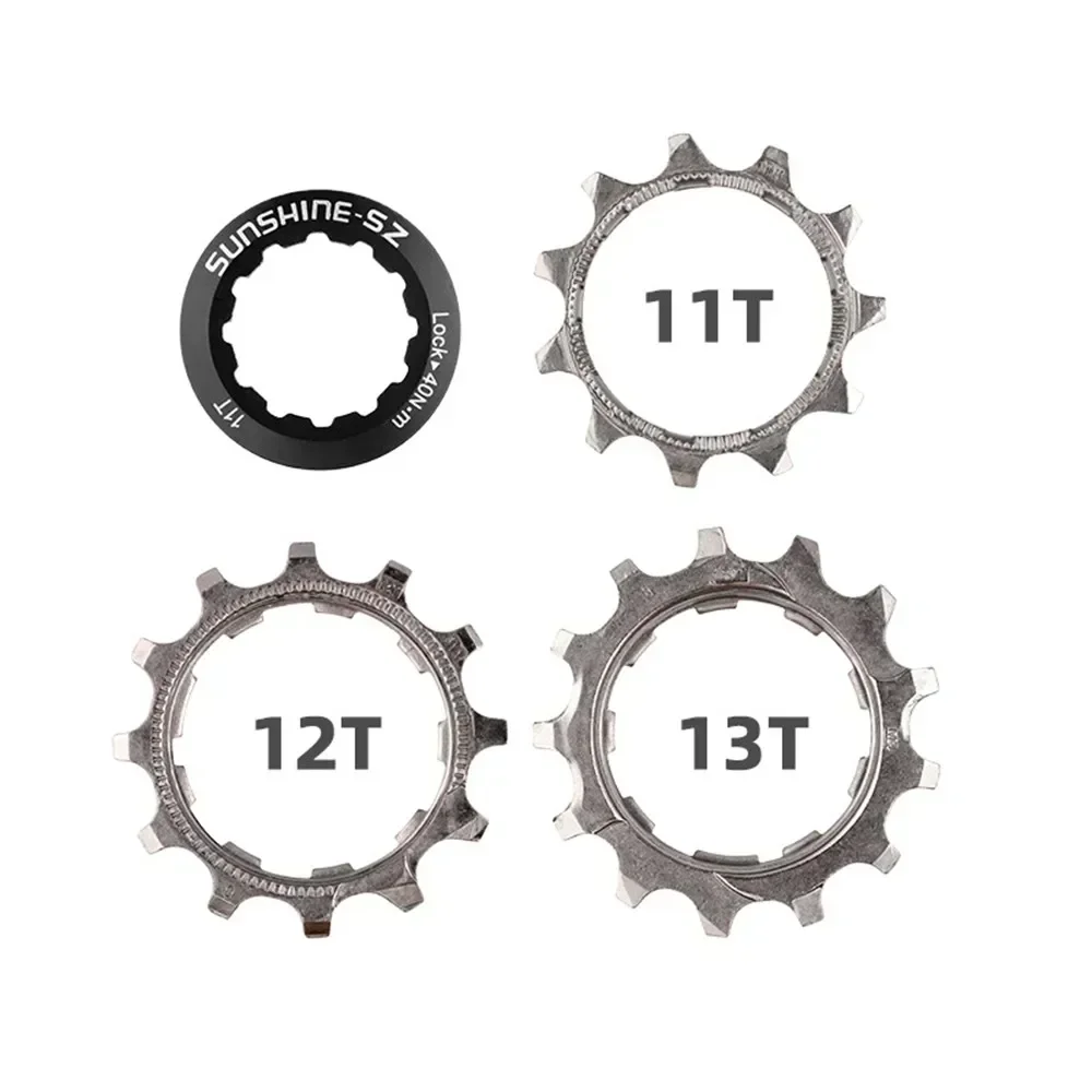 AliExpress NONE 8 9 10 11 Speed 11 12 13T Steel Tooth Freewheel Road Mountain Bike Cassette Cog Bicycle Cassette Sprocket Bike Accessories