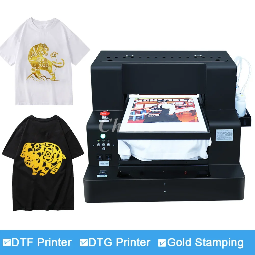 Lowest Price Tee 3D T Shirt Printing Machine To Garment Printing Printer A4 T-Shirt Machine A4 Flatbed Printer T Shirt Print