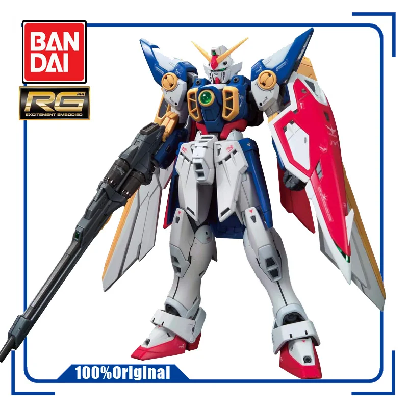 

BANDAI RG 35 1/144 XXXG-01W WING GUNDAM TV Assembly Model Action Toy Figures Gifts for Children