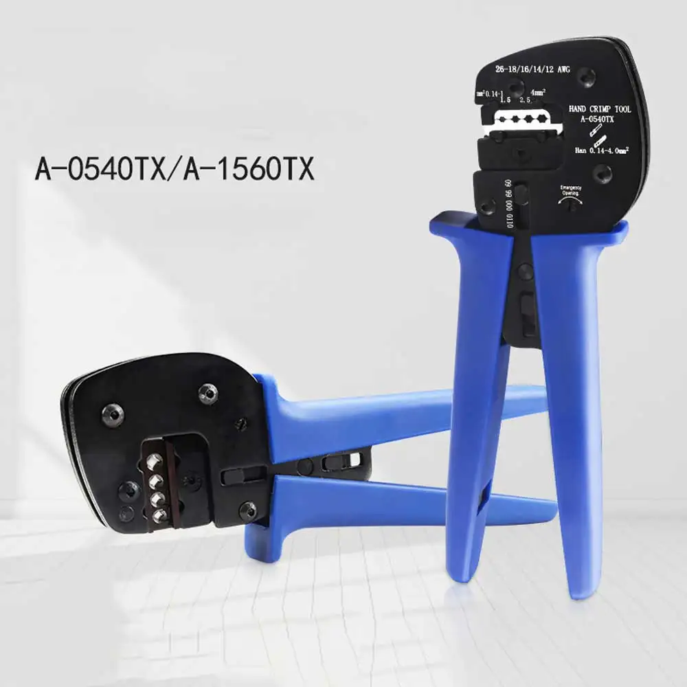 

A-0540TX/A-0560TX Aviation Wire Clamp New Suitable For Heavy Duty Connector Components 014-4 Square Terminal Crimping