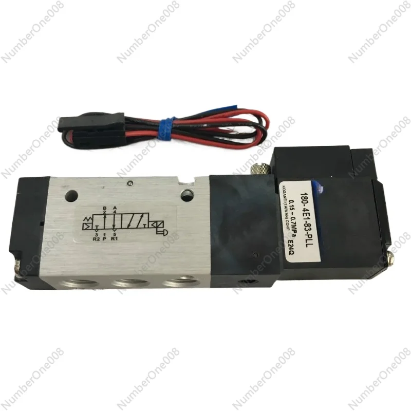 

2 Positions 5 Ports Pneumatic Control Valve KOGANEI Solenoid Valve 180-4E1-83-PSL AC220V DC24V