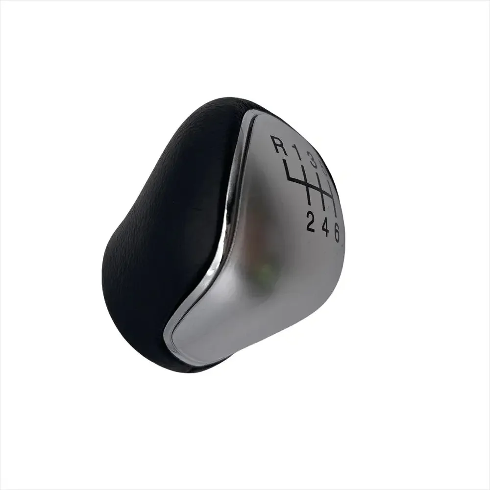 Perilla de palanca de cambios de coche, palanca de cambios de cuero de 5/6 velocidades, brazo Headball para Ford c-max Focus Mk2 Mk3 Grand c-max Galaxy Kuga Transit