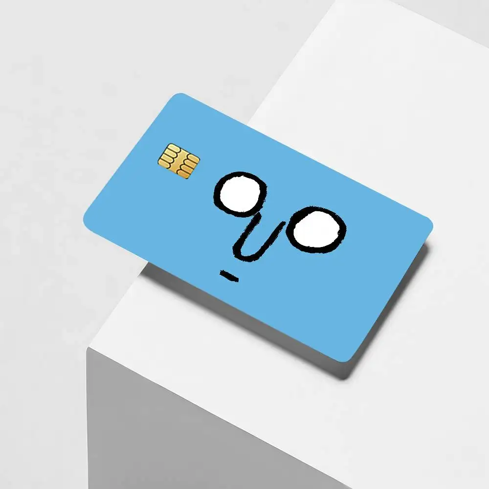 French painter J-Jean J-Jullien Credit Card Decorative Card Stickers Suitable For Bank Cards Metro Transit Anti-scratch Gift 4PC